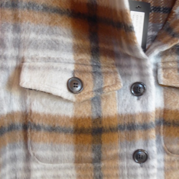 NWT Parkhurst Women's Shacket Style Long Plaid Vest - M - Picture 6 of 10